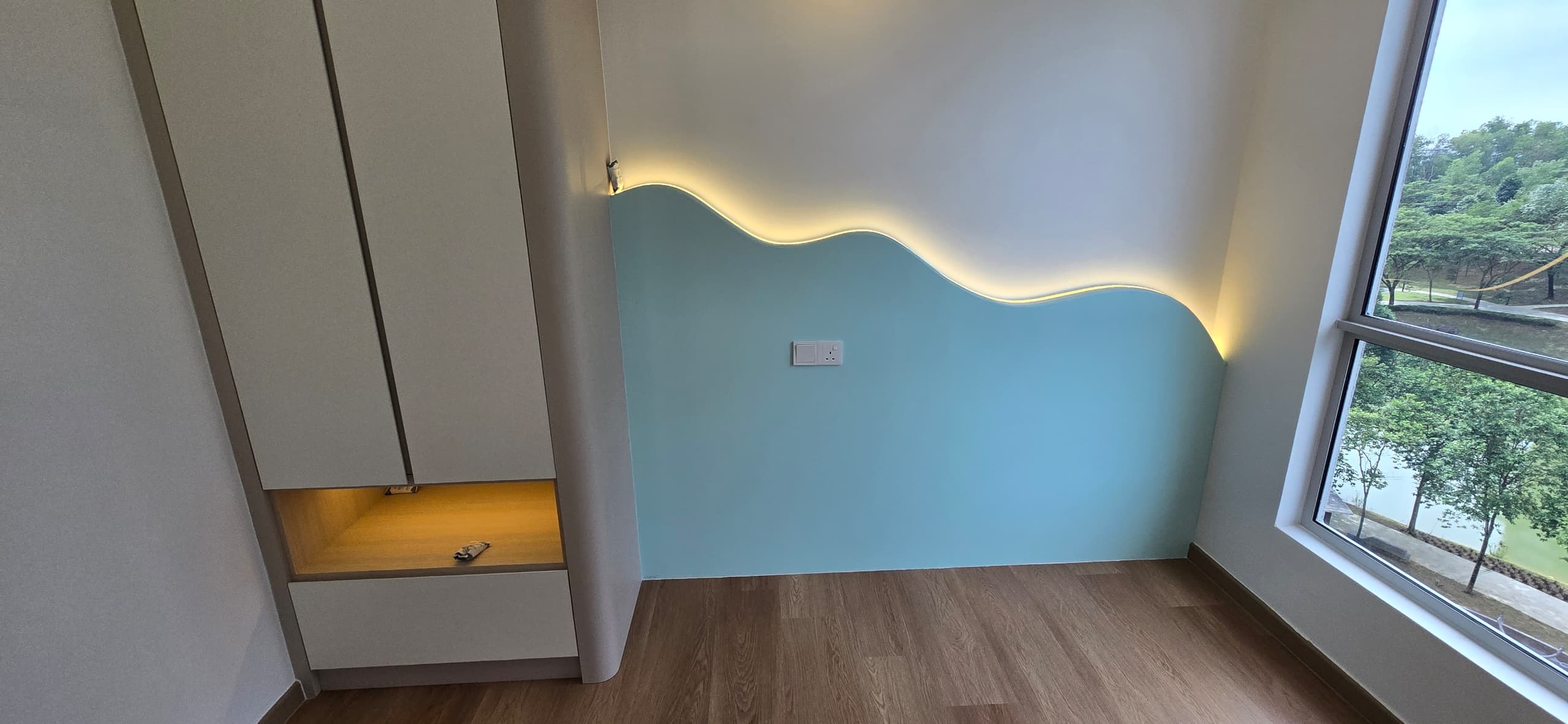 Completed bedroom renovation by KLEE Resources